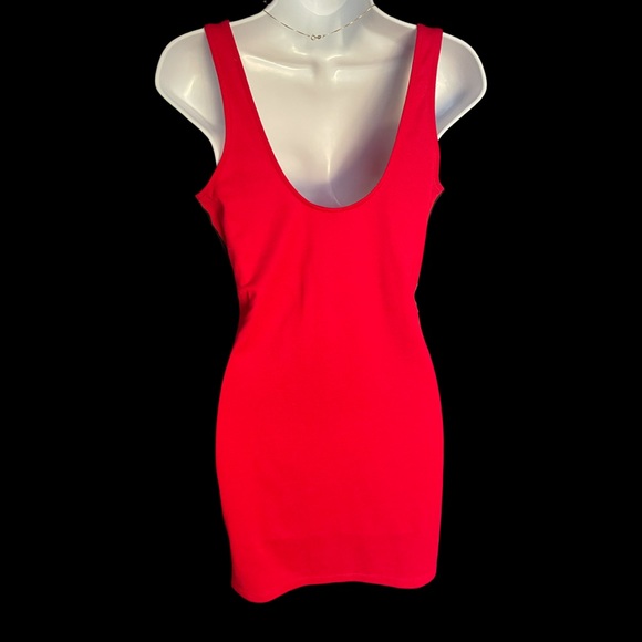 Red Racer Body-con Dress - Picture 3 of 4